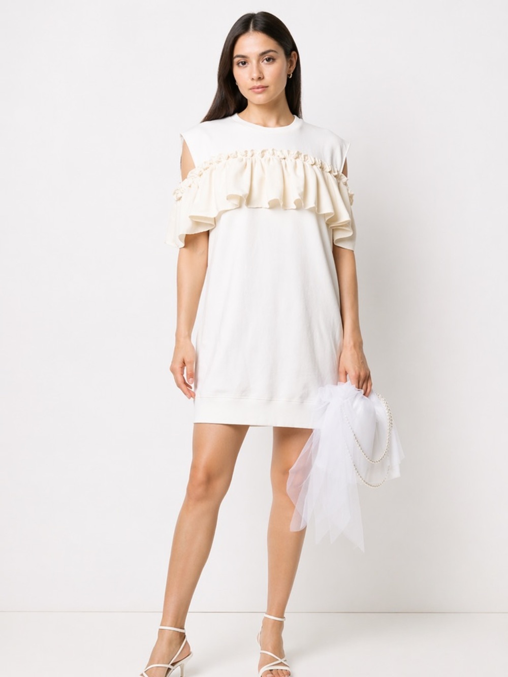 💜Firm Price💜ruffle details dress